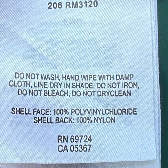 Columbia Men's Large Green Hood Snap Zip‎ Pockets Breathable Waterproof Jacket - Picture 5 of 15